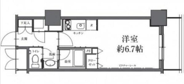HF駒沢公園レジデンスタワーの物件間取画像